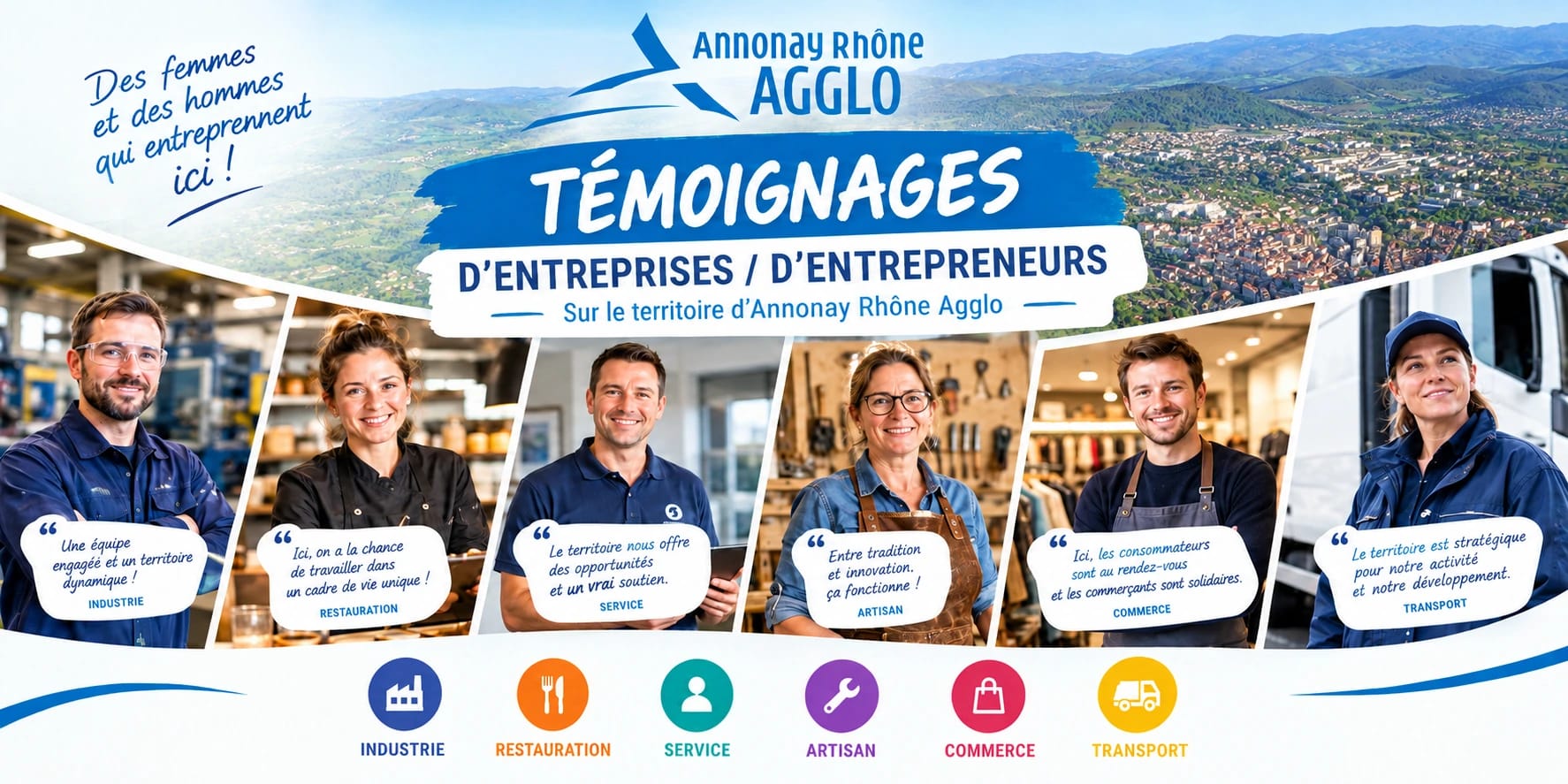 Portraits d'entreprises